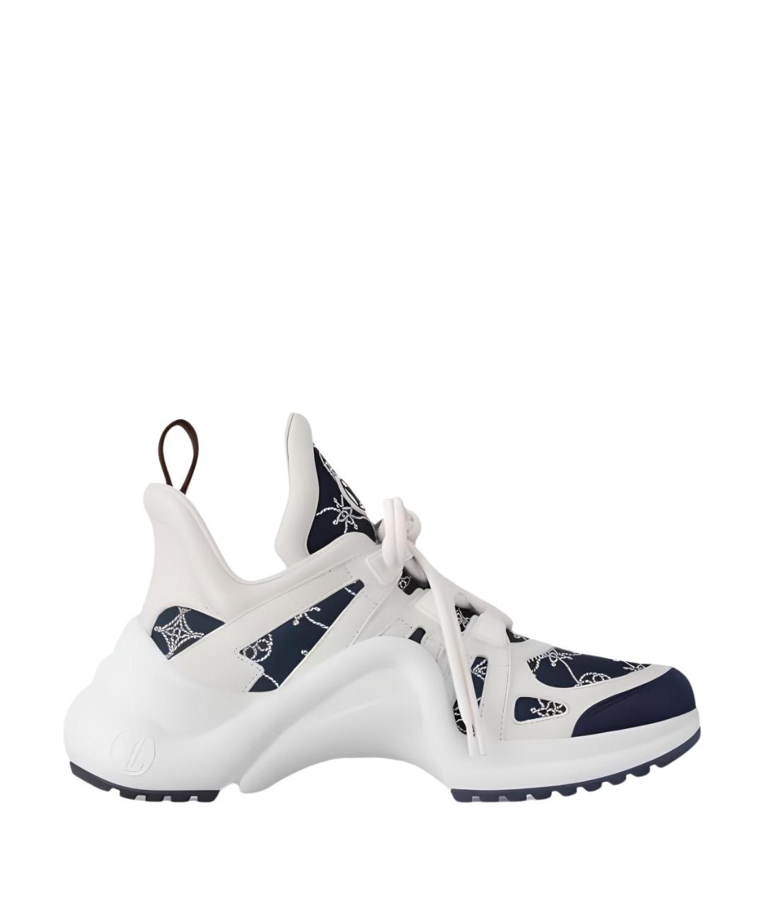 LOUIS VUITTON Белые кроссовки, фото 1