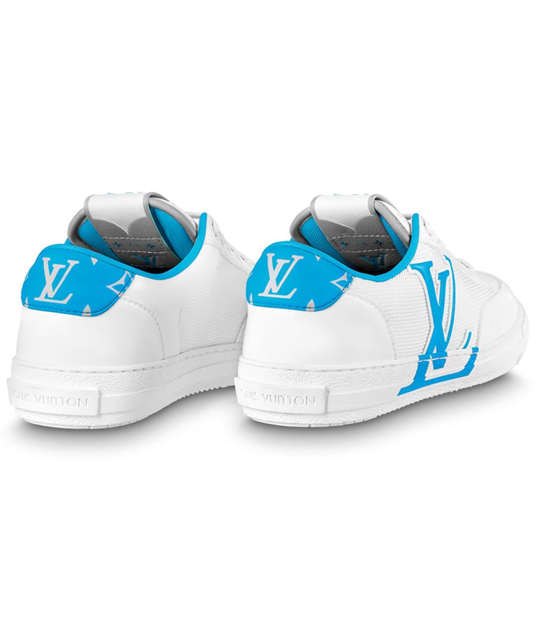 LOUIS VUITTON Белые кожаные кеды, фото 3