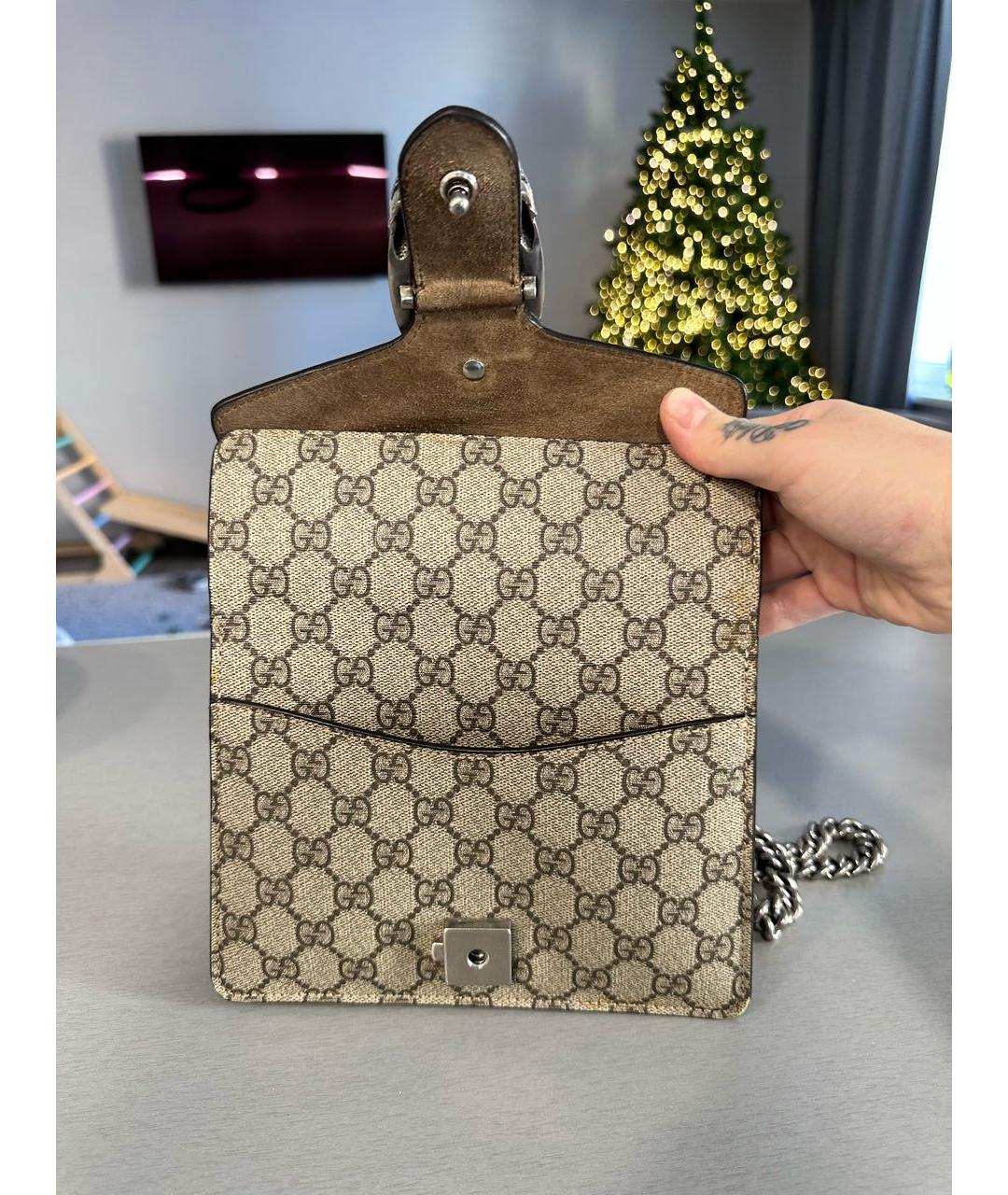 GUCCI Бежевая сумка через плечо, фото 5