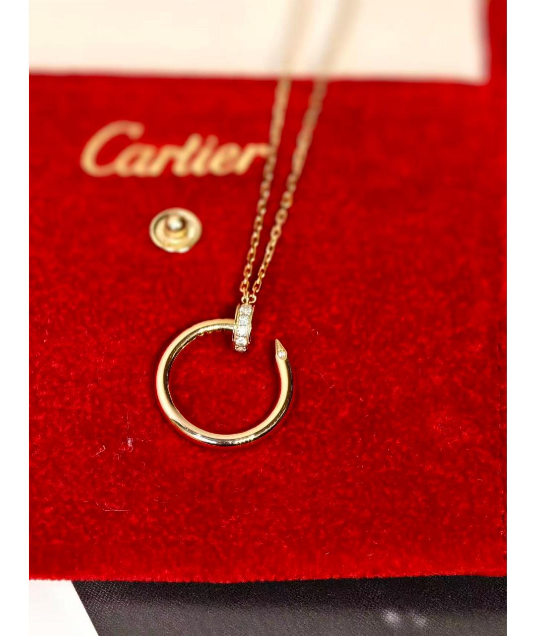 CARTIER Золотая подвеска из розового золота, фото 2