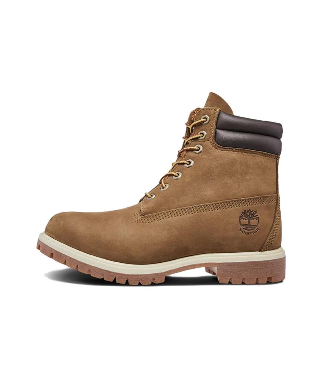 TIMBERLAND Коричневые кожаные низкие ботинки, фото 5