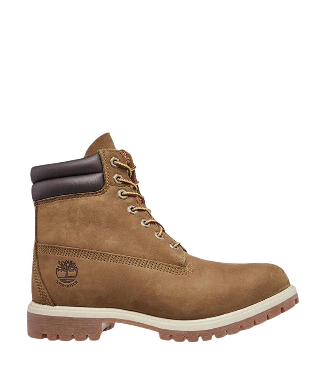 TIMBERLAND Коричневые кожаные низкие ботинки, фото 1