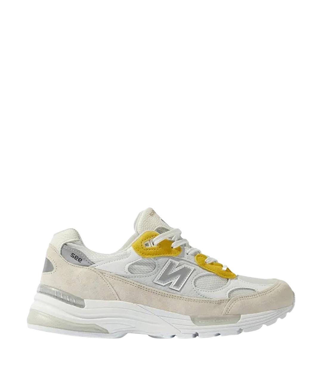 NEW BALANCE Бежевые замшевые кроссовки, фото 1