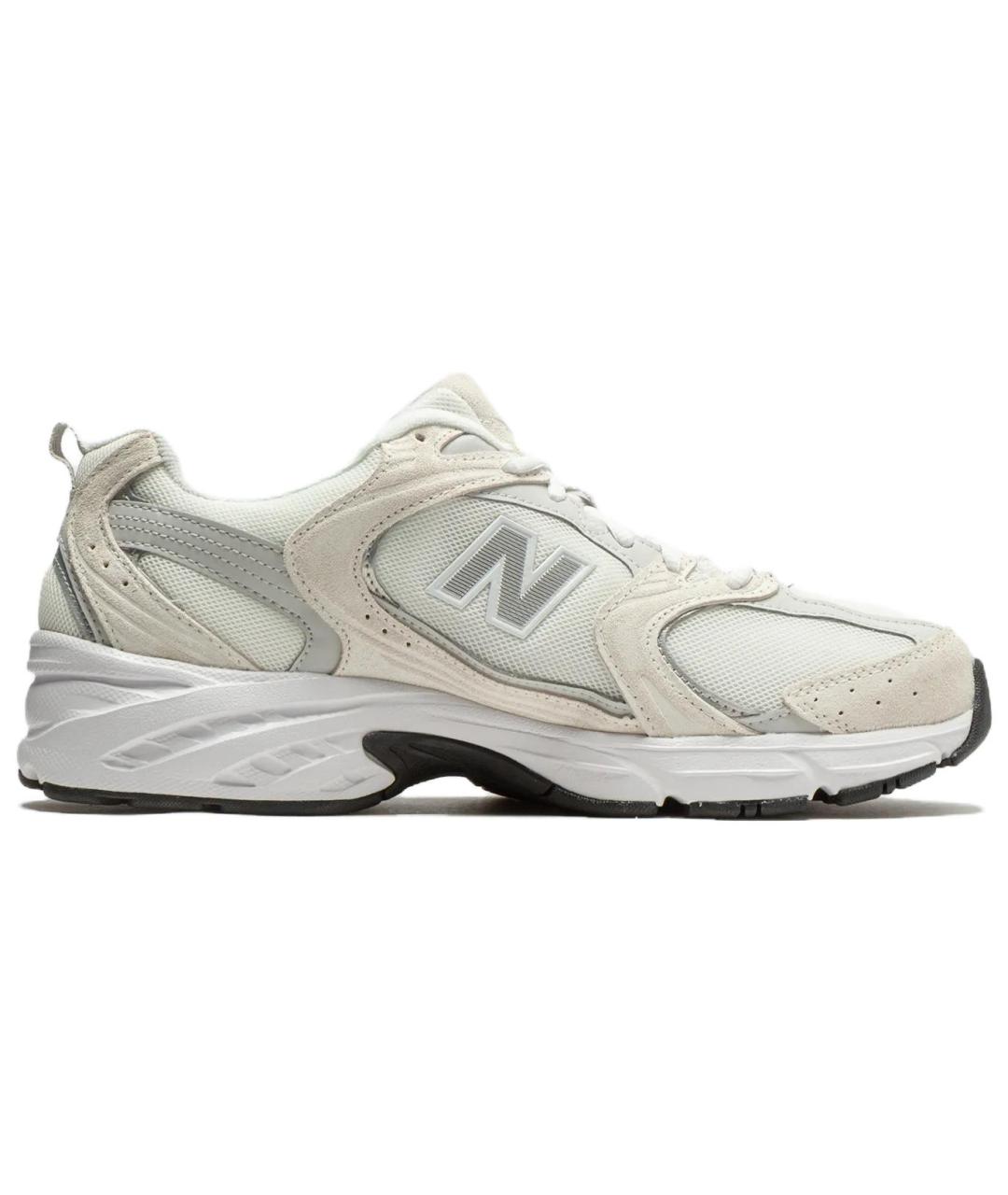 NEW BALANCE Белые замшевые кроссовки, фото 6