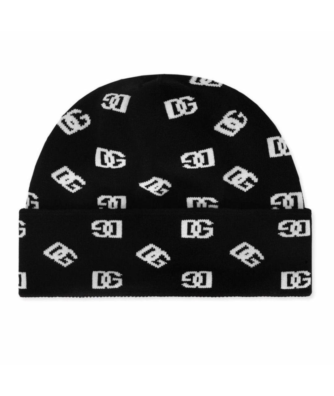 DOLCE&GABBANA Черная шапка, фото 6