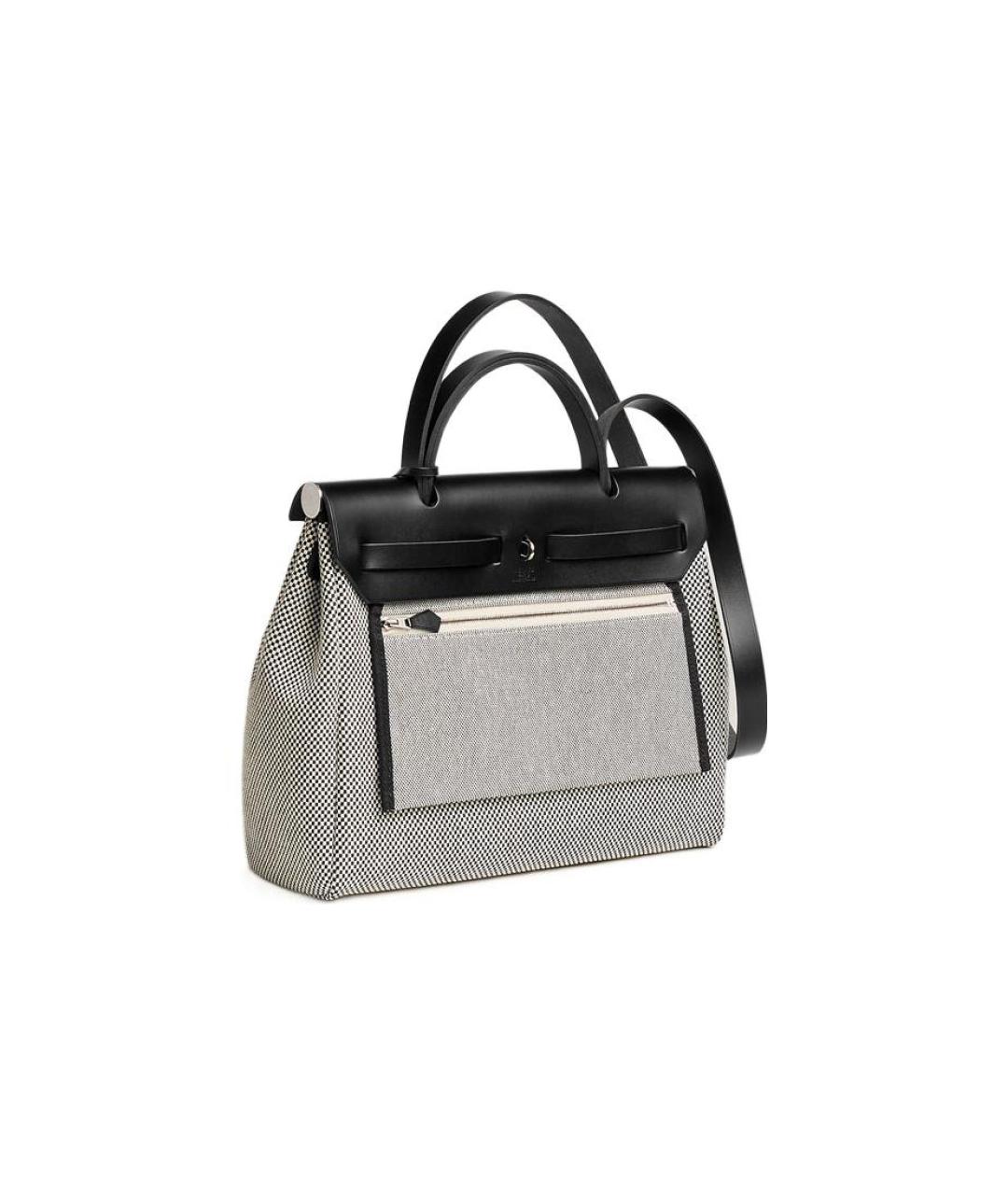 HERMES Серая сумка с короткими ручками, фото 5