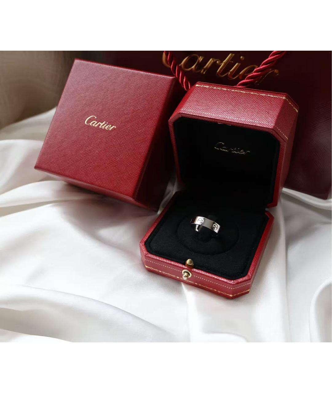 CARTIER Серебряное кольцо из белого золота, фото 3