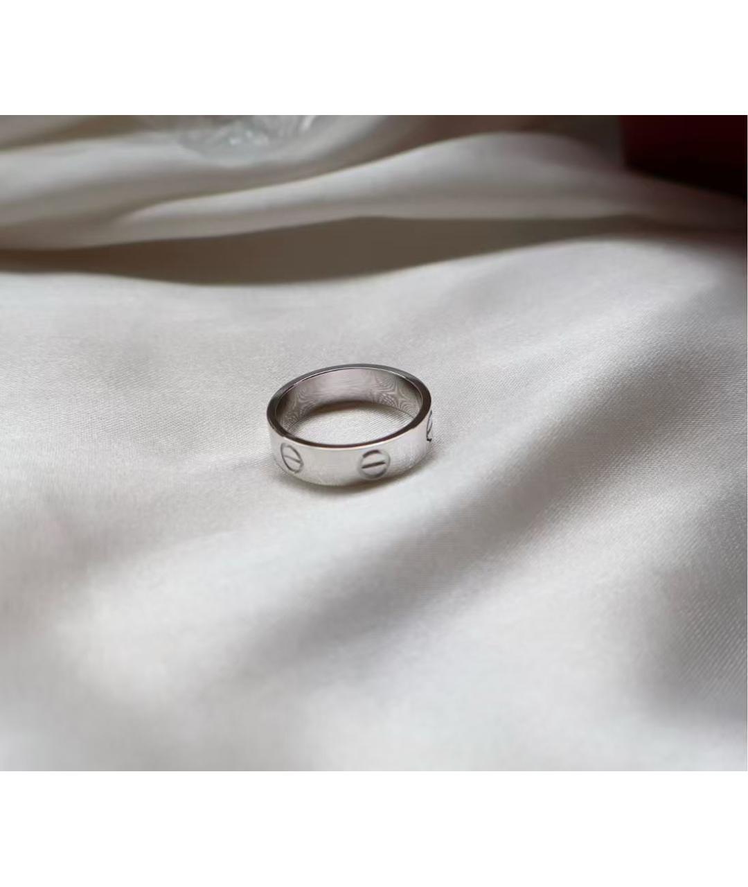 CARTIER Серебряное кольцо из белого золота, фото 4
