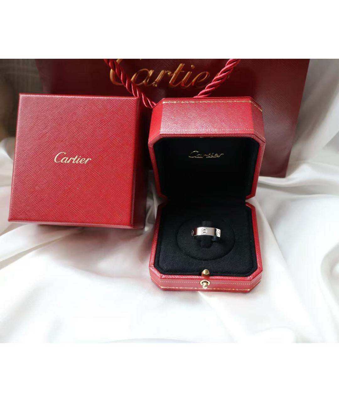 CARTIER Серебряное кольцо из белого золота, фото 2