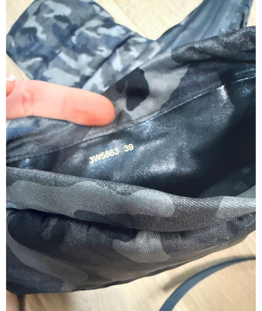 PRADA Хаки сапоги, фото 3