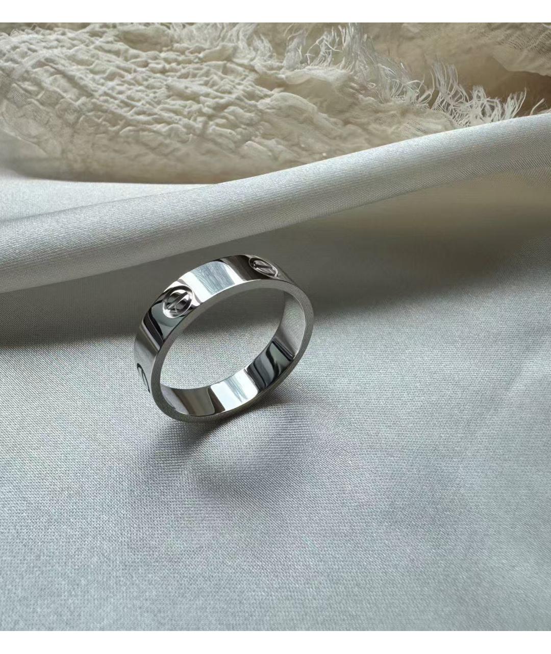 CARTIER Серебряное кольцо из белого золота, фото 5