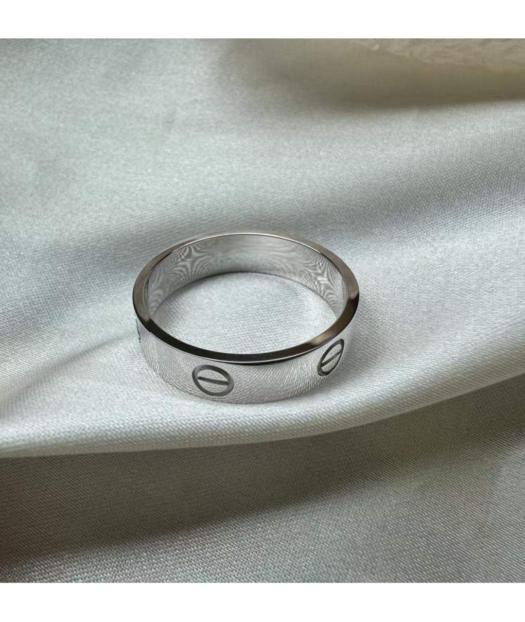 CARTIER Серебряное кольцо из белого золота, фото 4