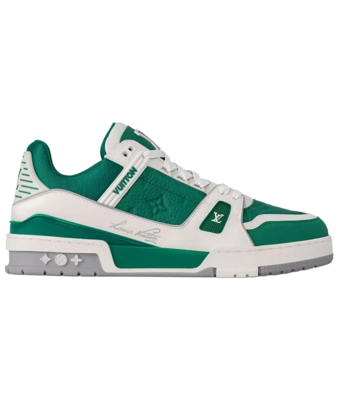 LOUIS VUITTON Мульти кожаные низкие кроссовки / кеды, фото 7