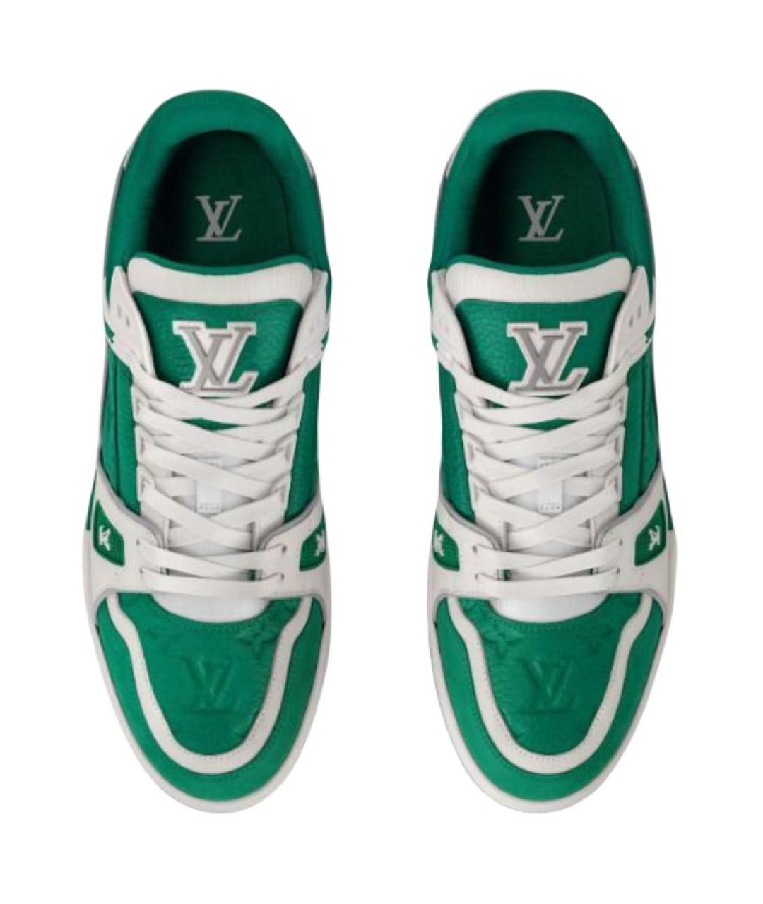 LOUIS VUITTON Мульти кожаные низкие кроссовки / кеды, фото 4