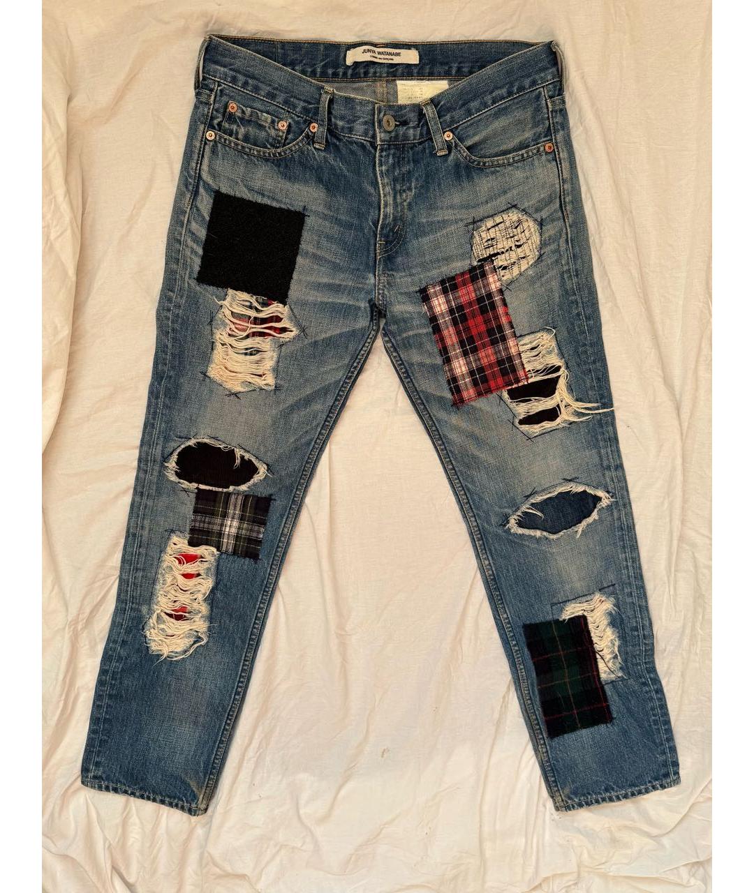 JUNYA WATANABE COMME DES GARÇONS Мульти хлопковые прямые джинсы, фото 6