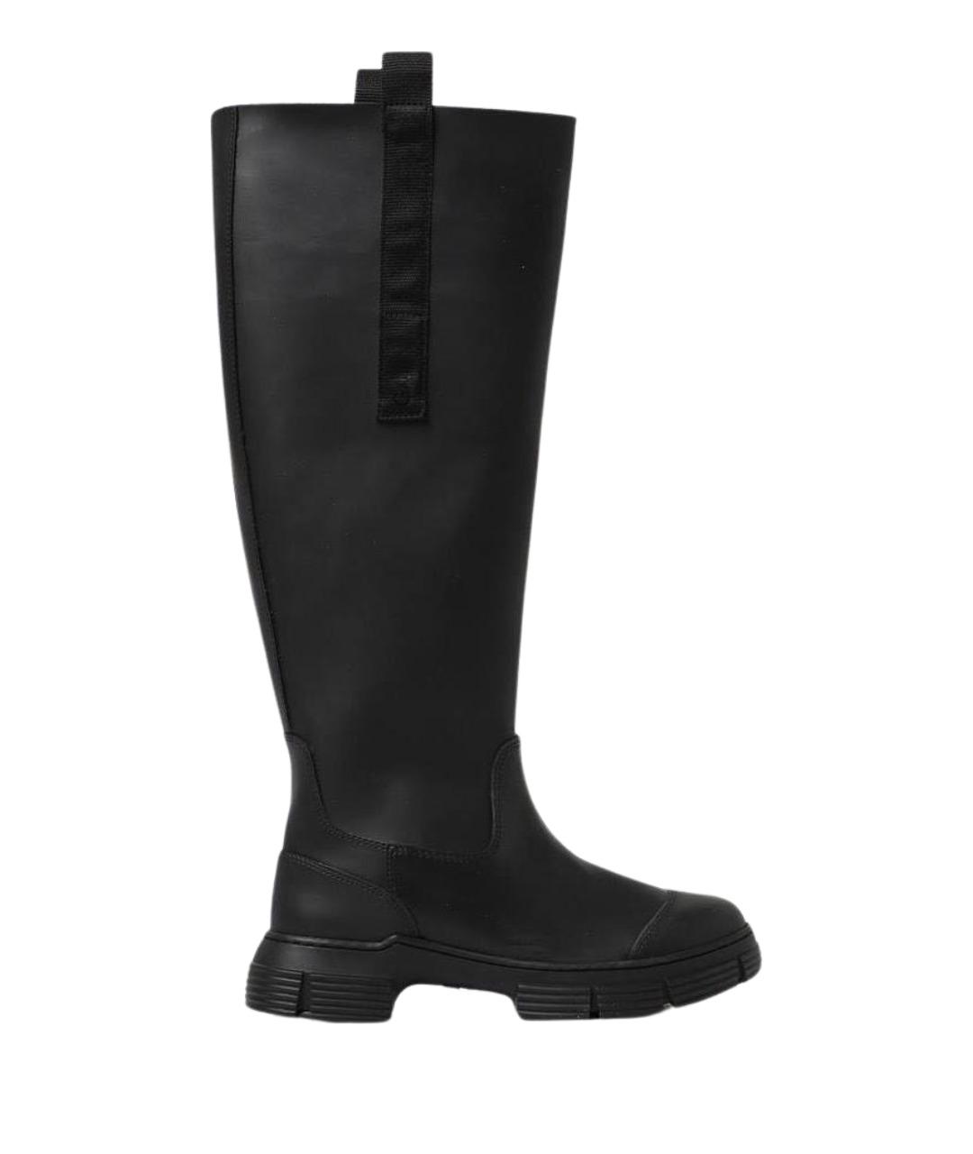 GANNI Черные сапоги, фото 1