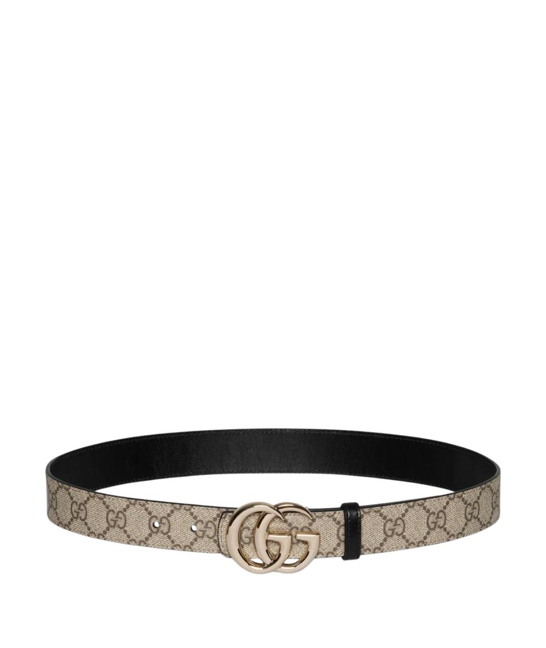 GUCCI Бежевый ремень, фото 1