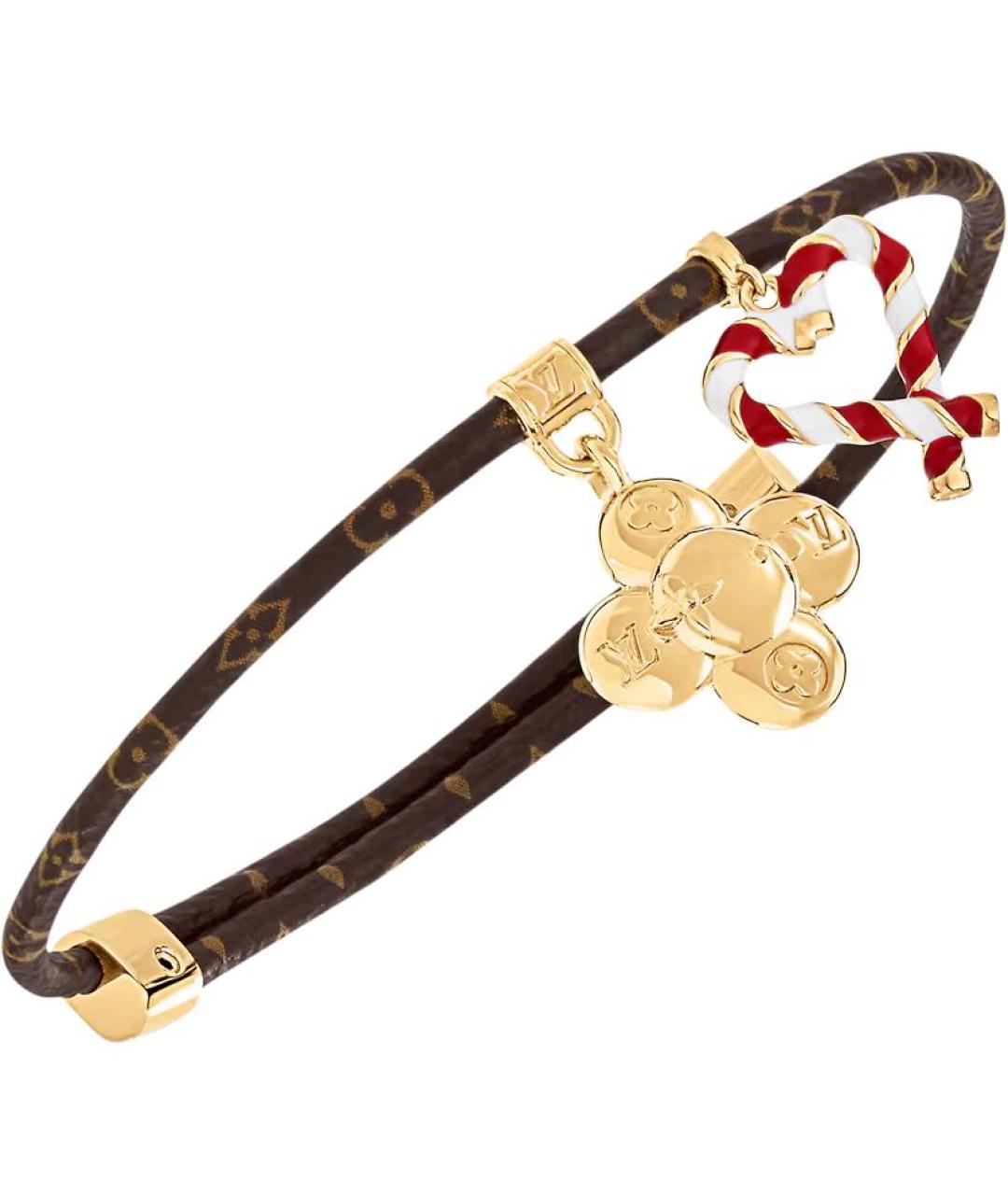 LOUIS VUITTON Коричневый браслет, фото 2