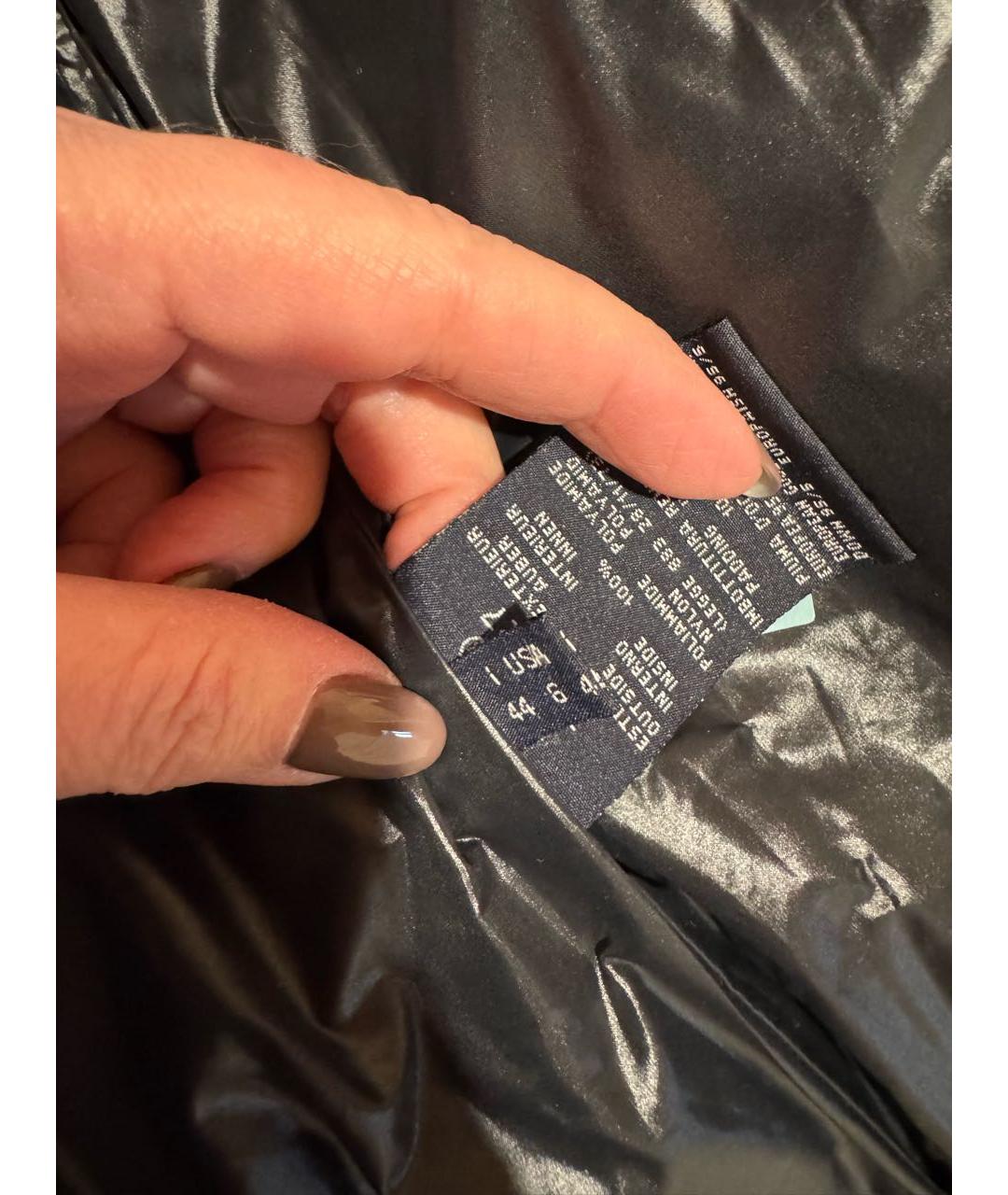 ADD Черный полиамидовый пуховик, фото 6