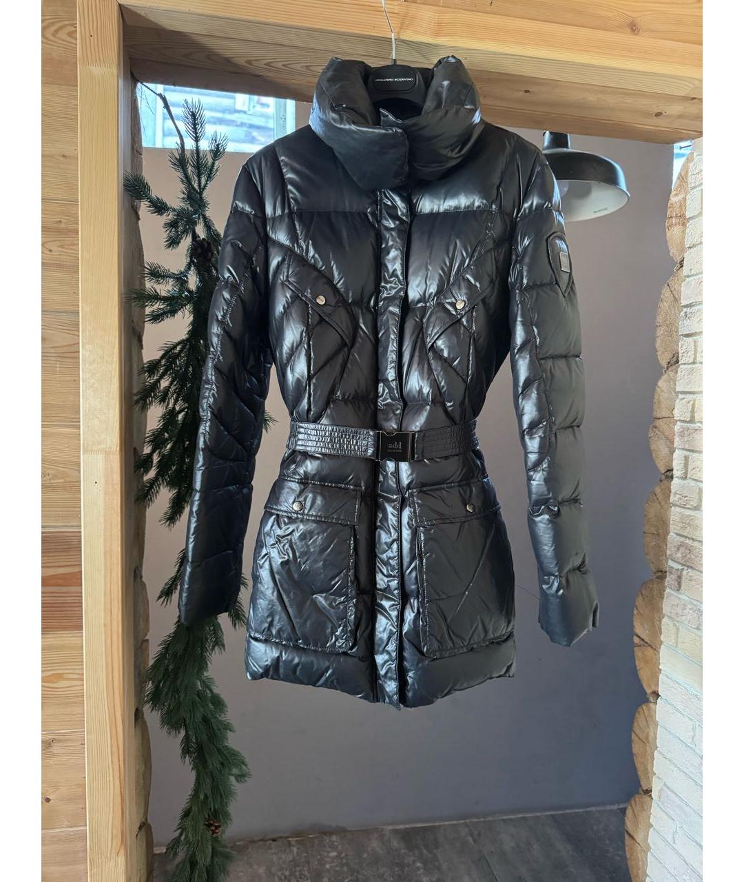 ADD Черный полиамидовый пуховик, фото 9