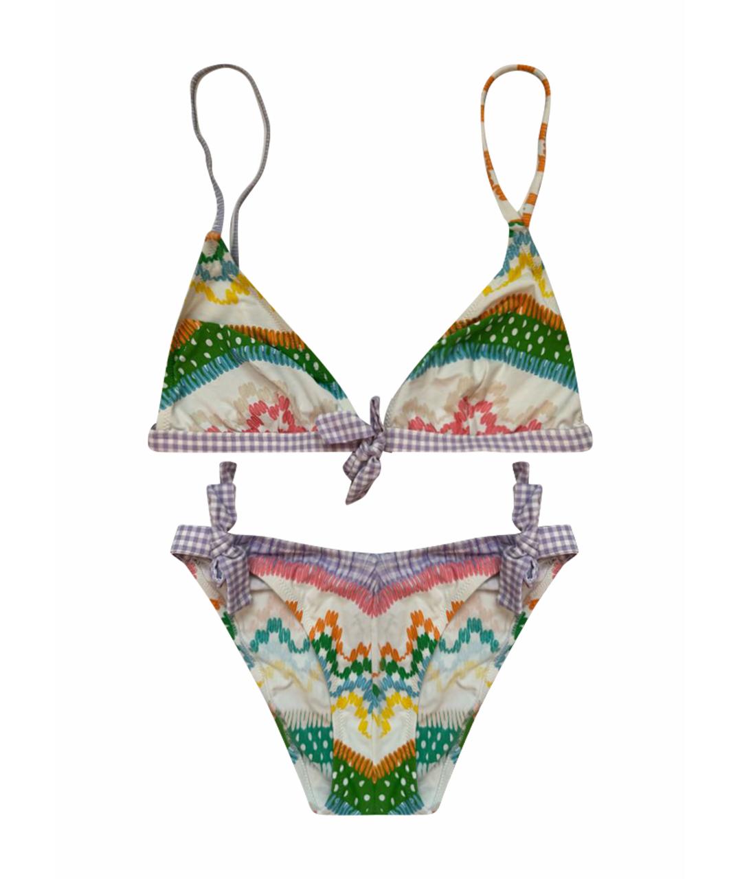 JOHN GALLIANO Мульти полиамидовый купальник, фото 1