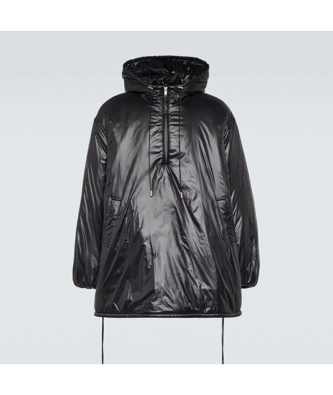 SAINT LAURENT Черный полиэстеровый пуховик, фото 6