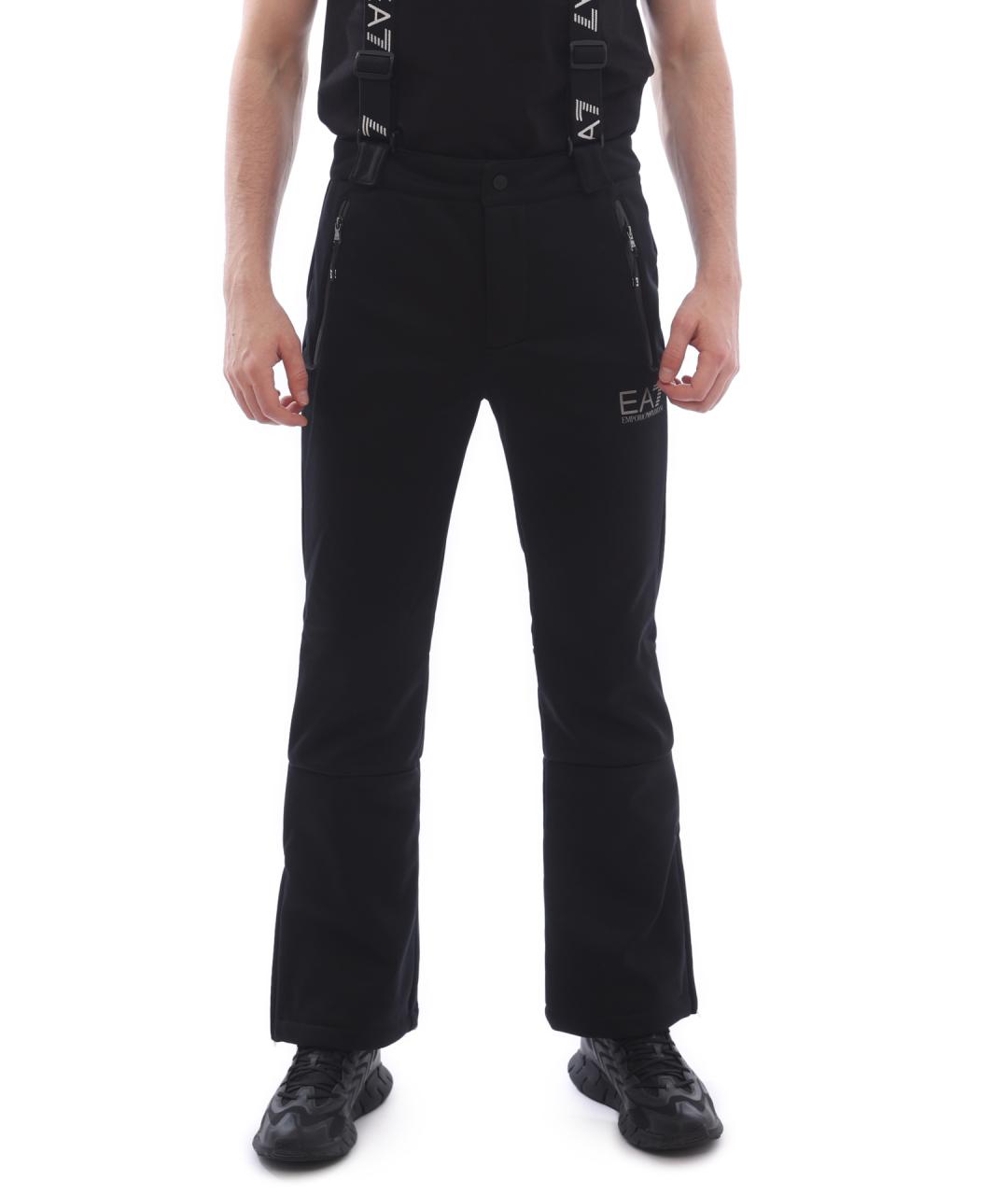 EA7 Черные повседневные брюки, фото 1