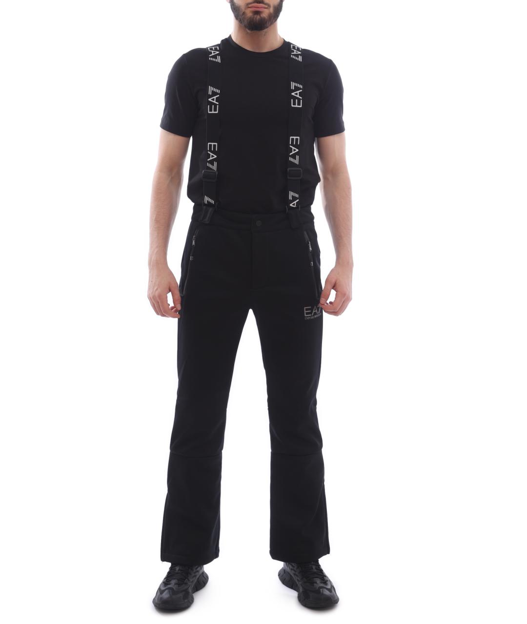 EA7 Черные повседневные брюки, фото 3