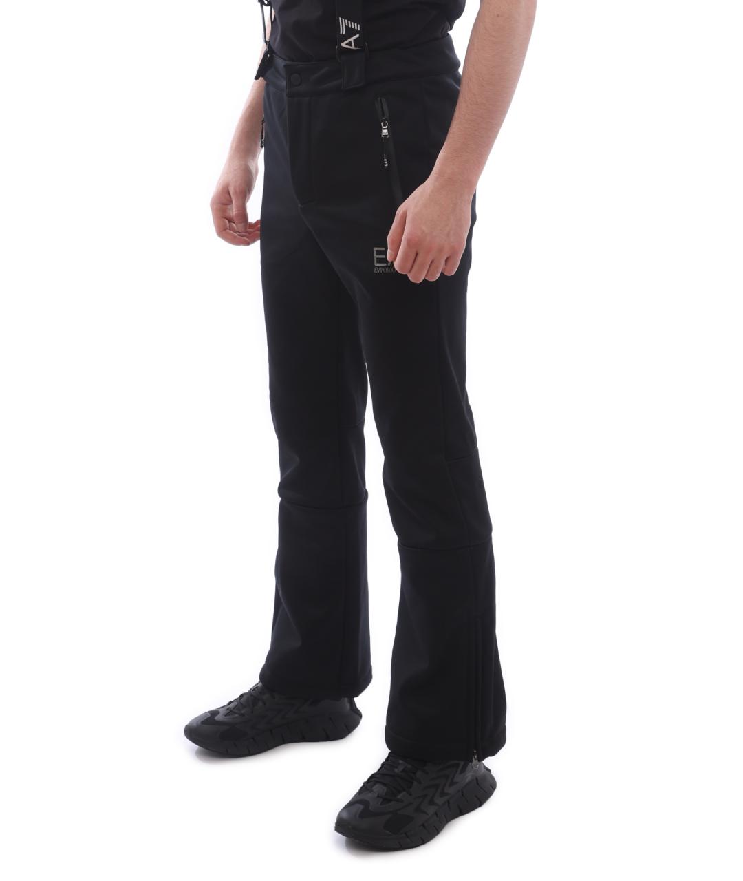 EA7 Черные повседневные брюки, фото 4