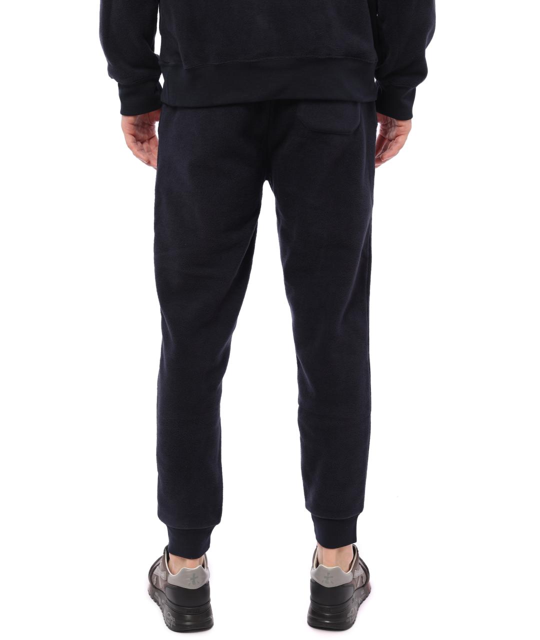 POLO RALPH LAUREN Темно-синие полиэстеровые повседневные брюки, фото 3