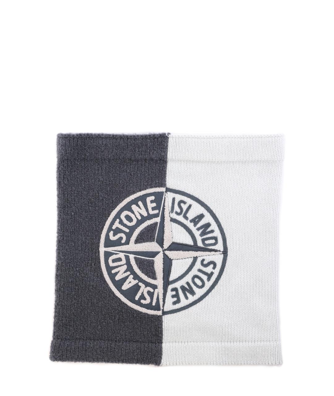 STONE ISLAND Мульти шерстяной шарф, фото 1