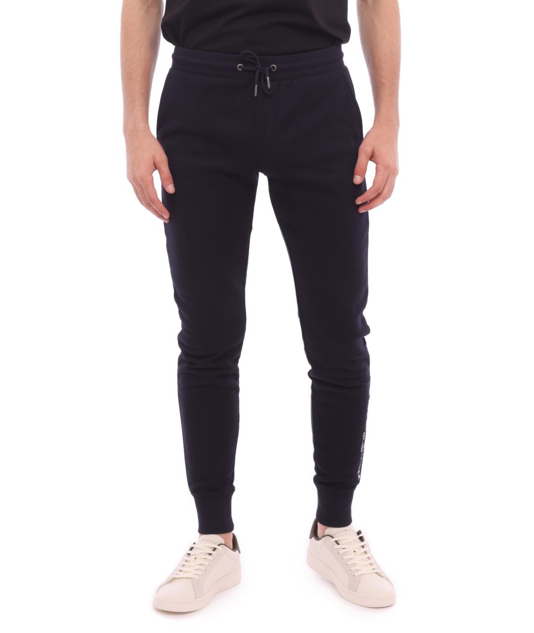 TOMMY HILFIGER Темно-синие хлопковые повседневные брюки, фото 1
