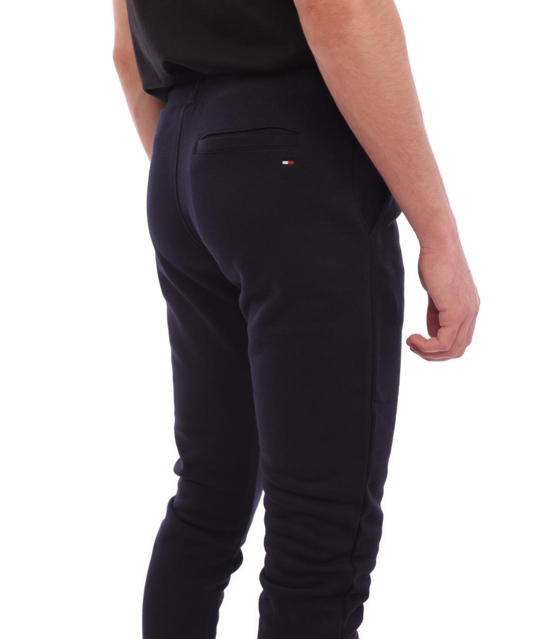 TOMMY HILFIGER Темно-синие хлопковые повседневные брюки, фото 5