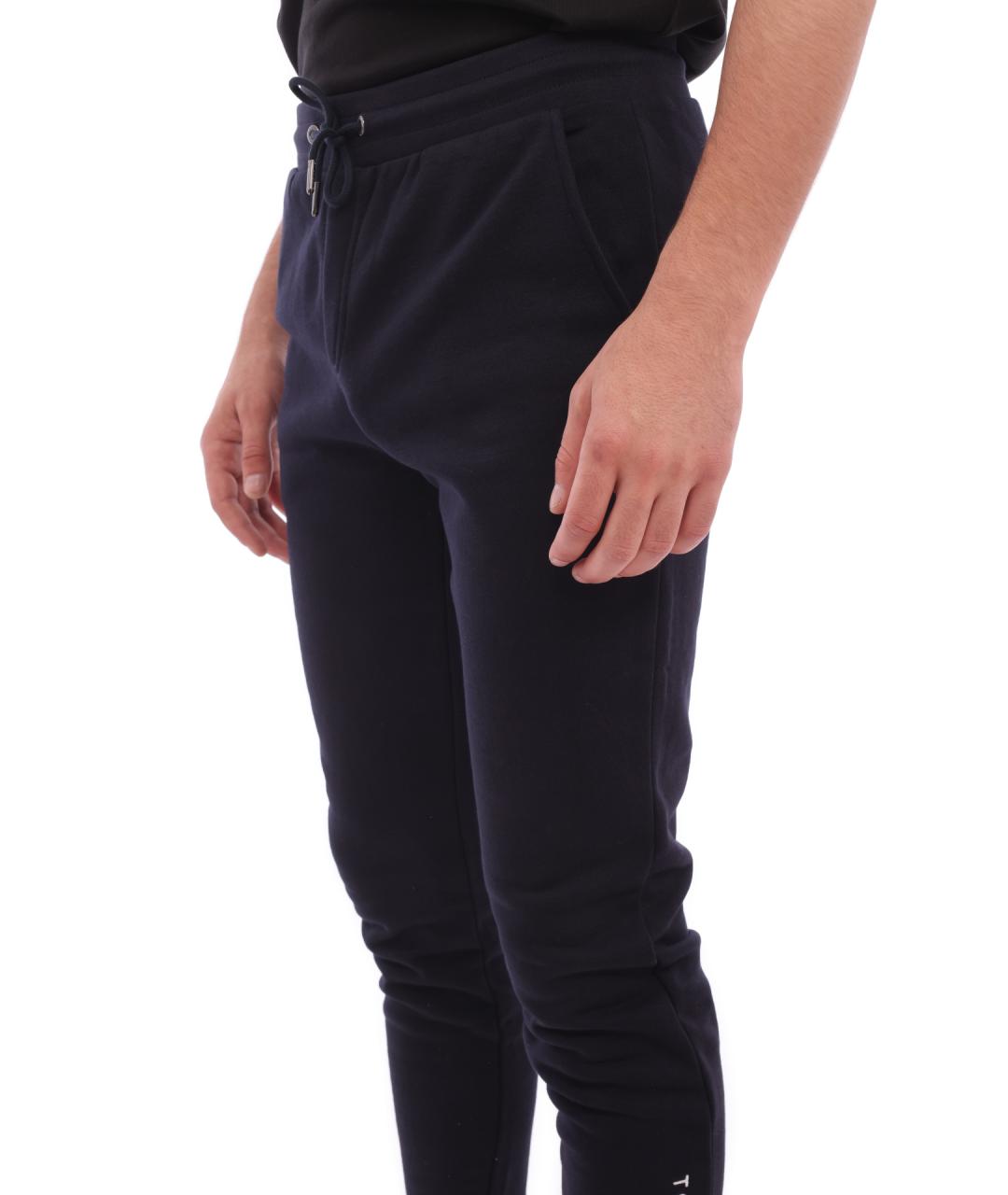 TOMMY HILFIGER Темно-синие хлопковые повседневные брюки, фото 3