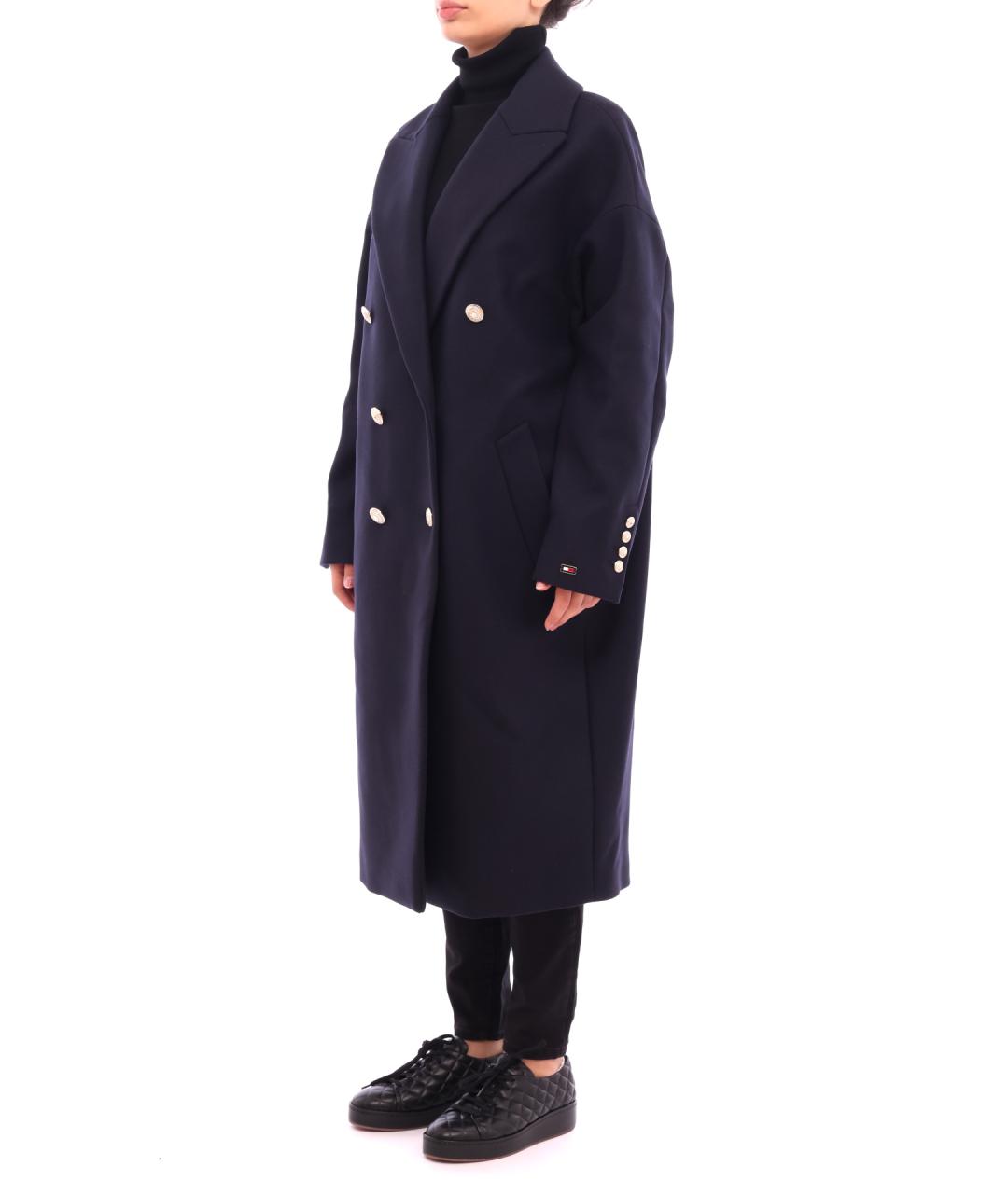 TOMMY HILFIGER Синее пальто, фото 5