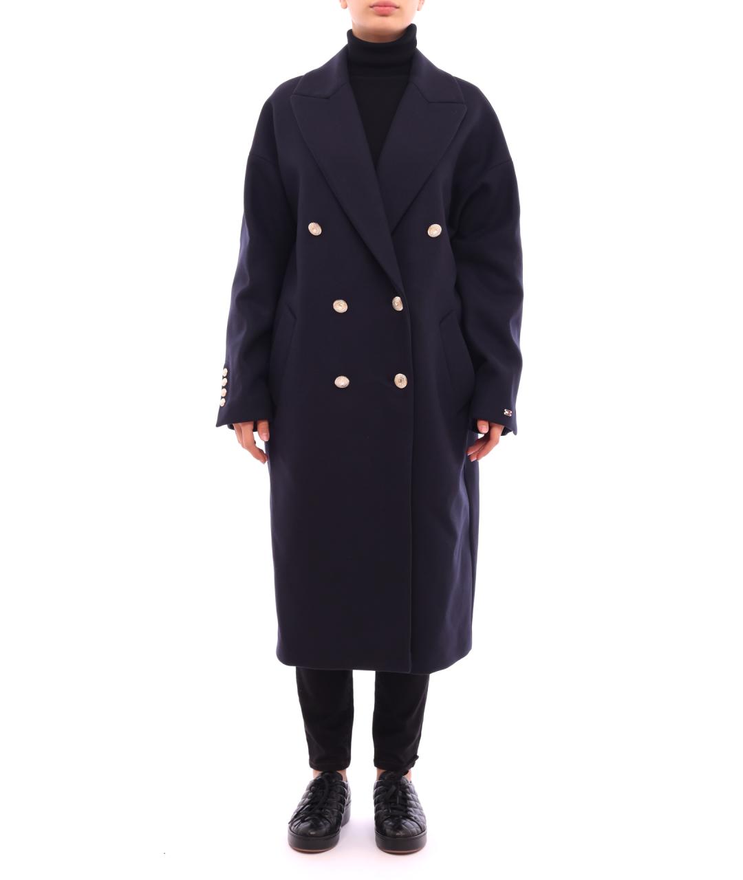 TOMMY HILFIGER Синее пальто, фото 1