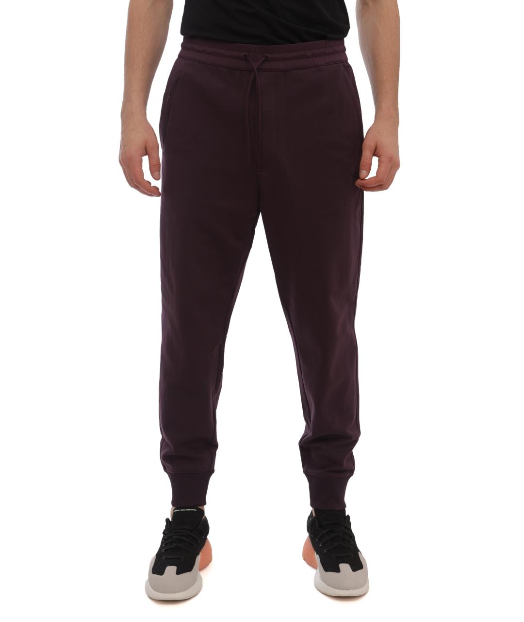 Y-3 Коричневые хлопковые повседневные брюки, фото 1