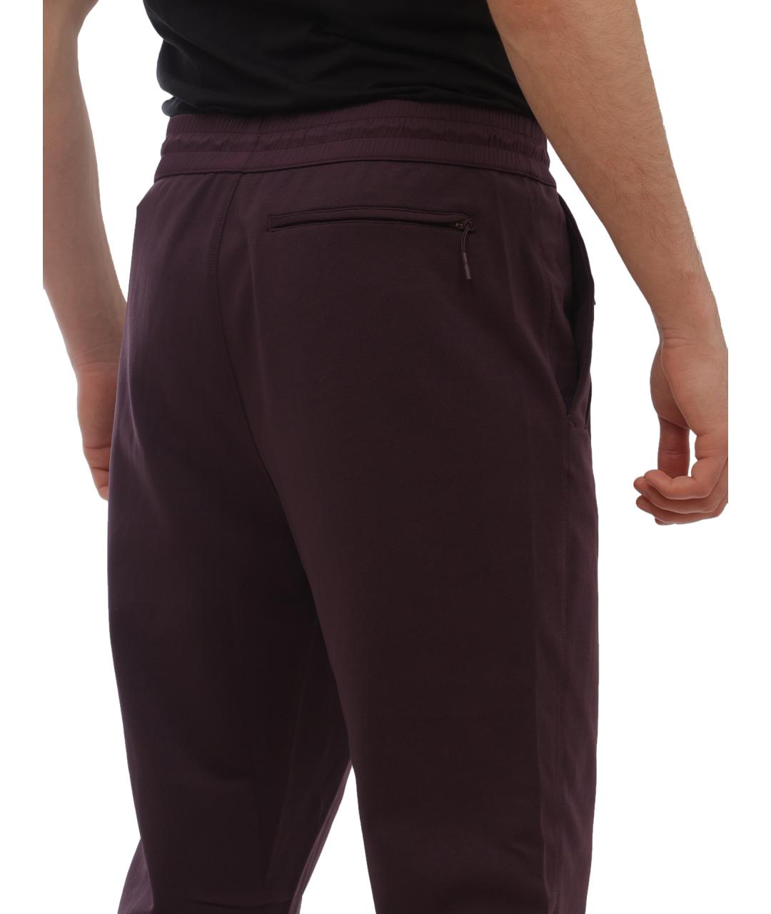 Y-3 Коричневые хлопковые повседневные брюки, фото 2