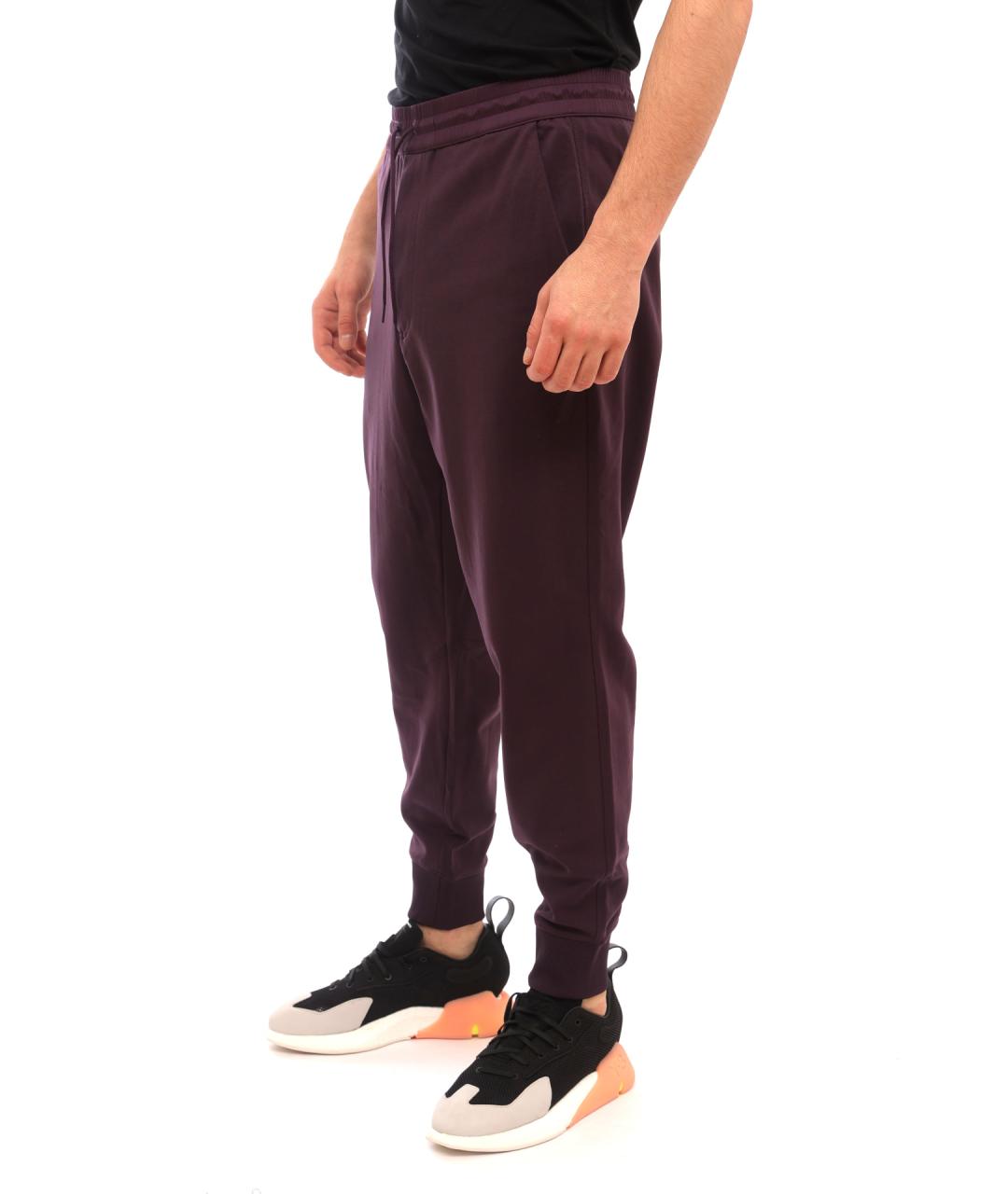 Y-3 Коричневые хлопковые повседневные брюки, фото 4