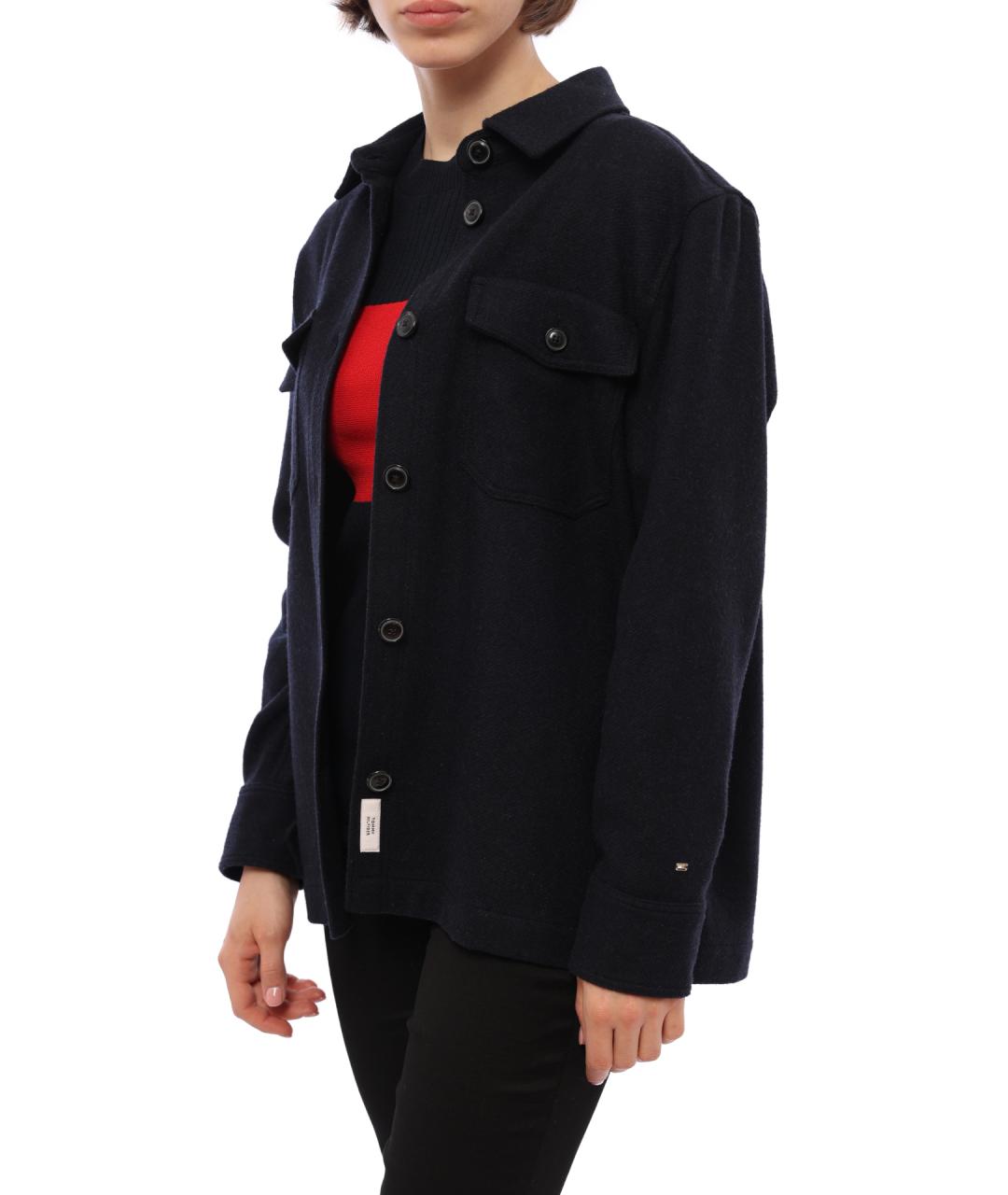 TOMMY HILFIGER Синяя хлопковая куртка, фото 3