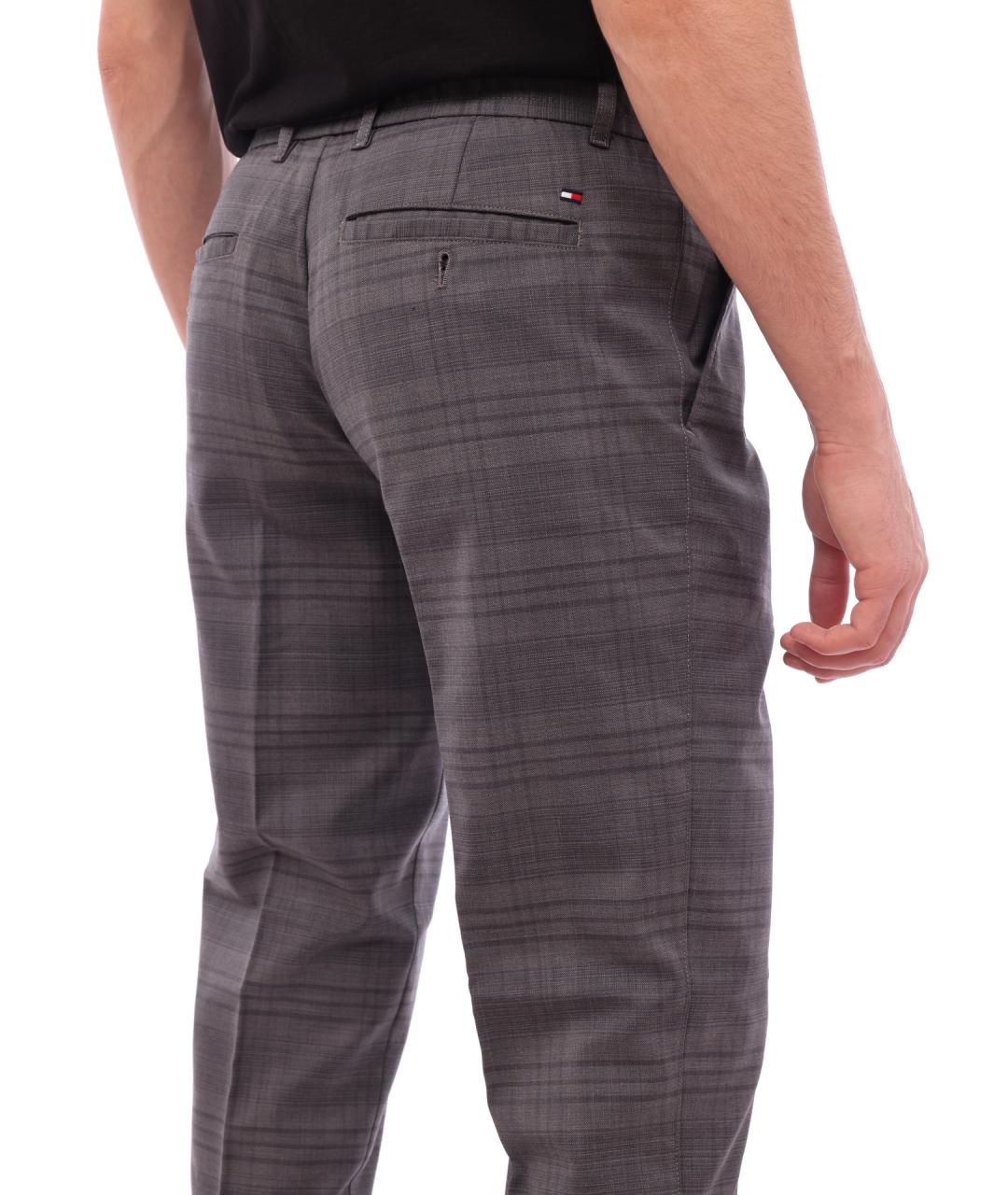 TOMMY HILFIGER Серые классические брюки, фото 5