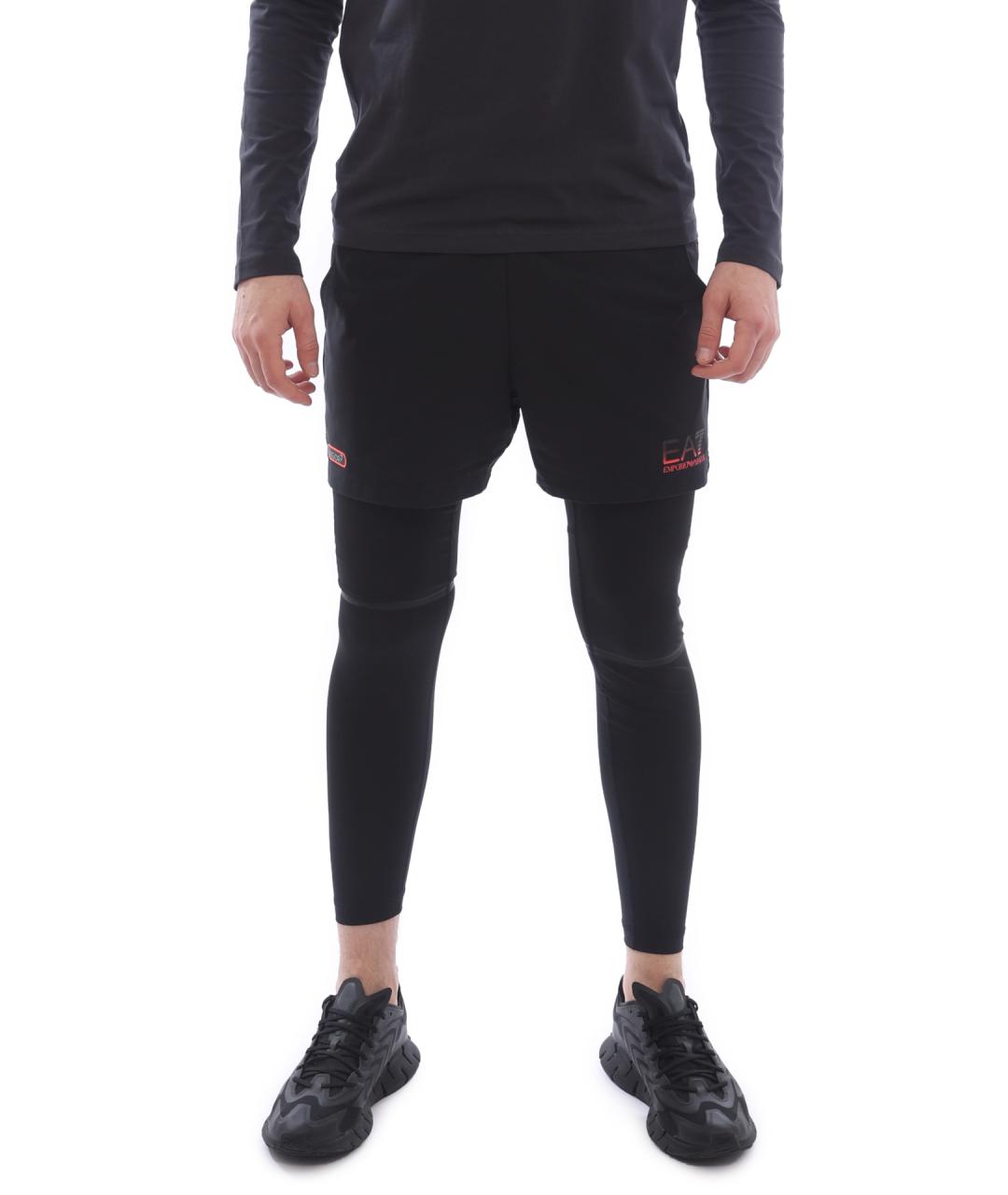 EA7 Черные повседневные брюки, фото 1