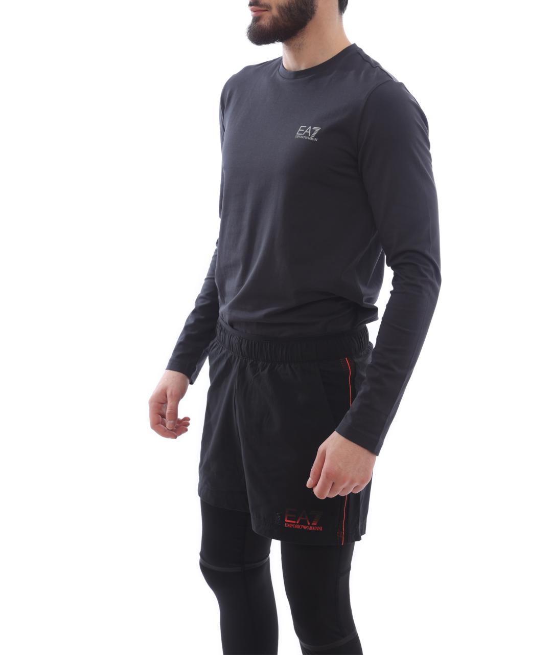 EA7 Черные повседневные брюки, фото 6