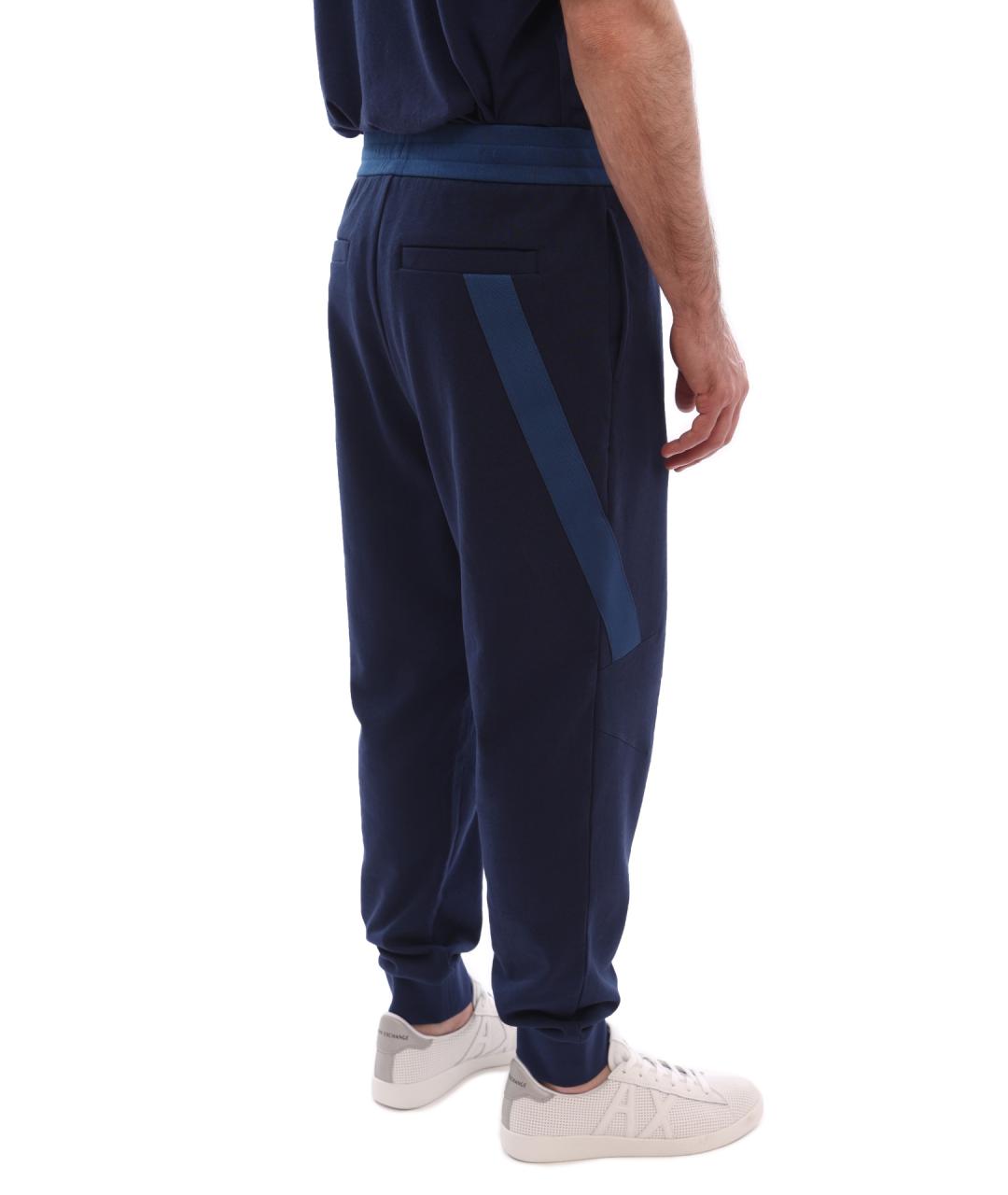 ARMANI EXCHANGE Синие хлопковые повседневные брюки, фото 7