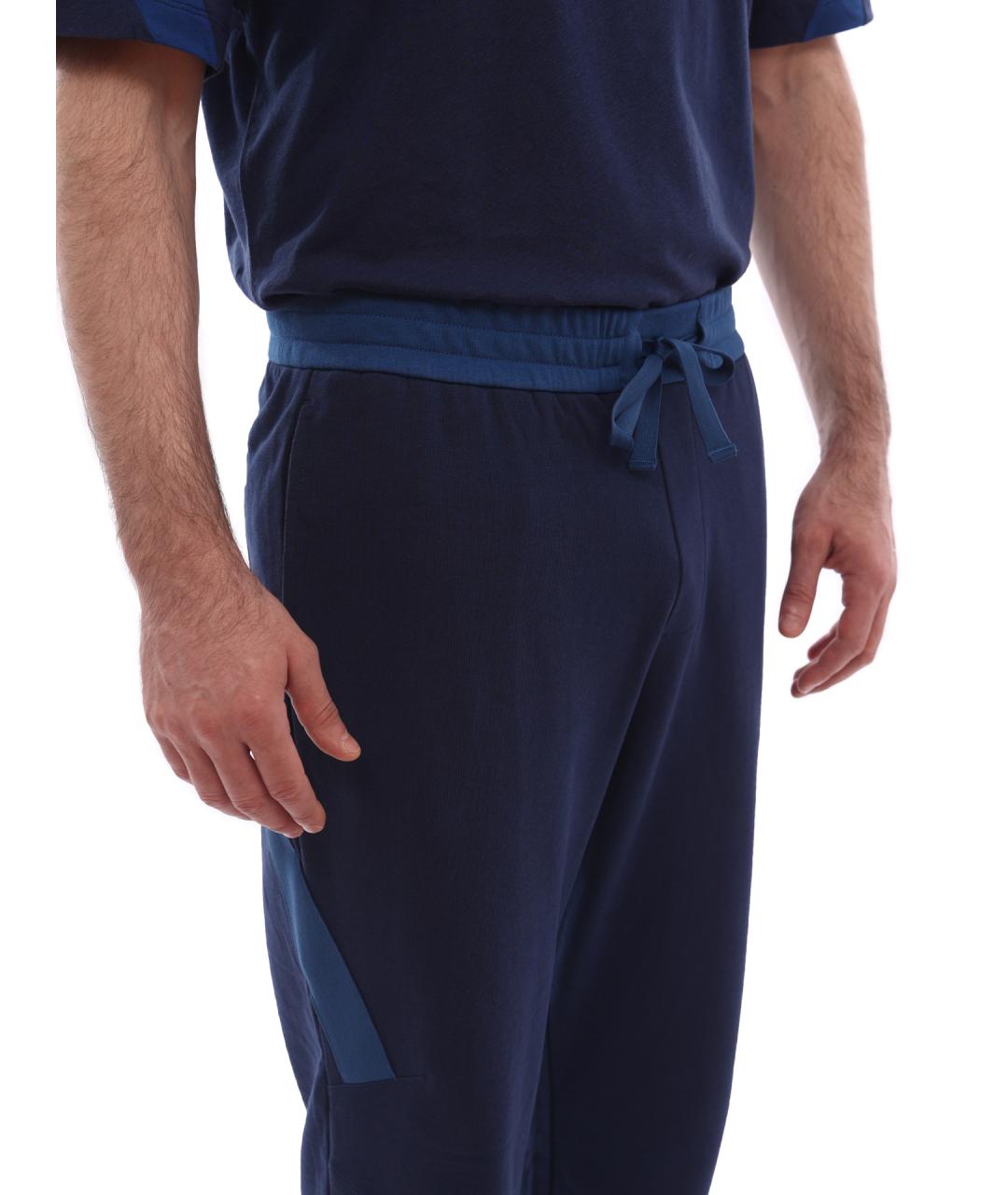 ARMANI EXCHANGE Синие хлопковые повседневные брюки, фото 8