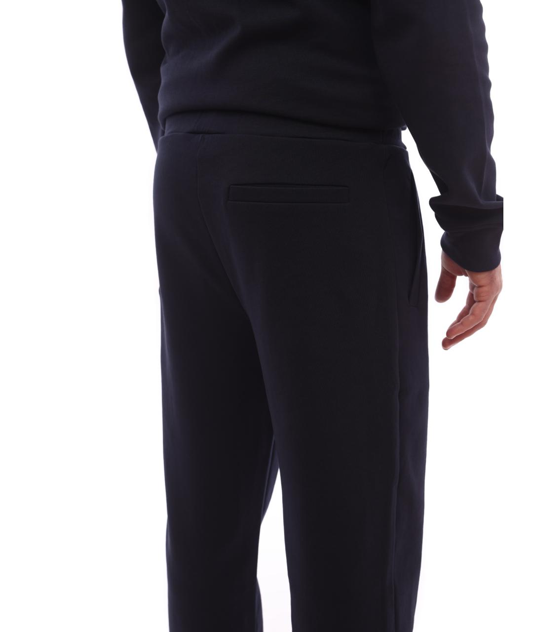 ARMANI EXCHANGE Темно-синие хлопковые повседневные брюки, фото 3