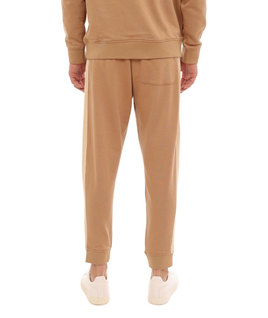 ARMANI EXCHANGE Бежевые хлопковые повседневные брюки, фото 4