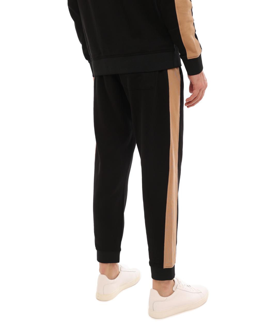 ARMANI EXCHANGE Черные хлопковые повседневные брюки, фото 5