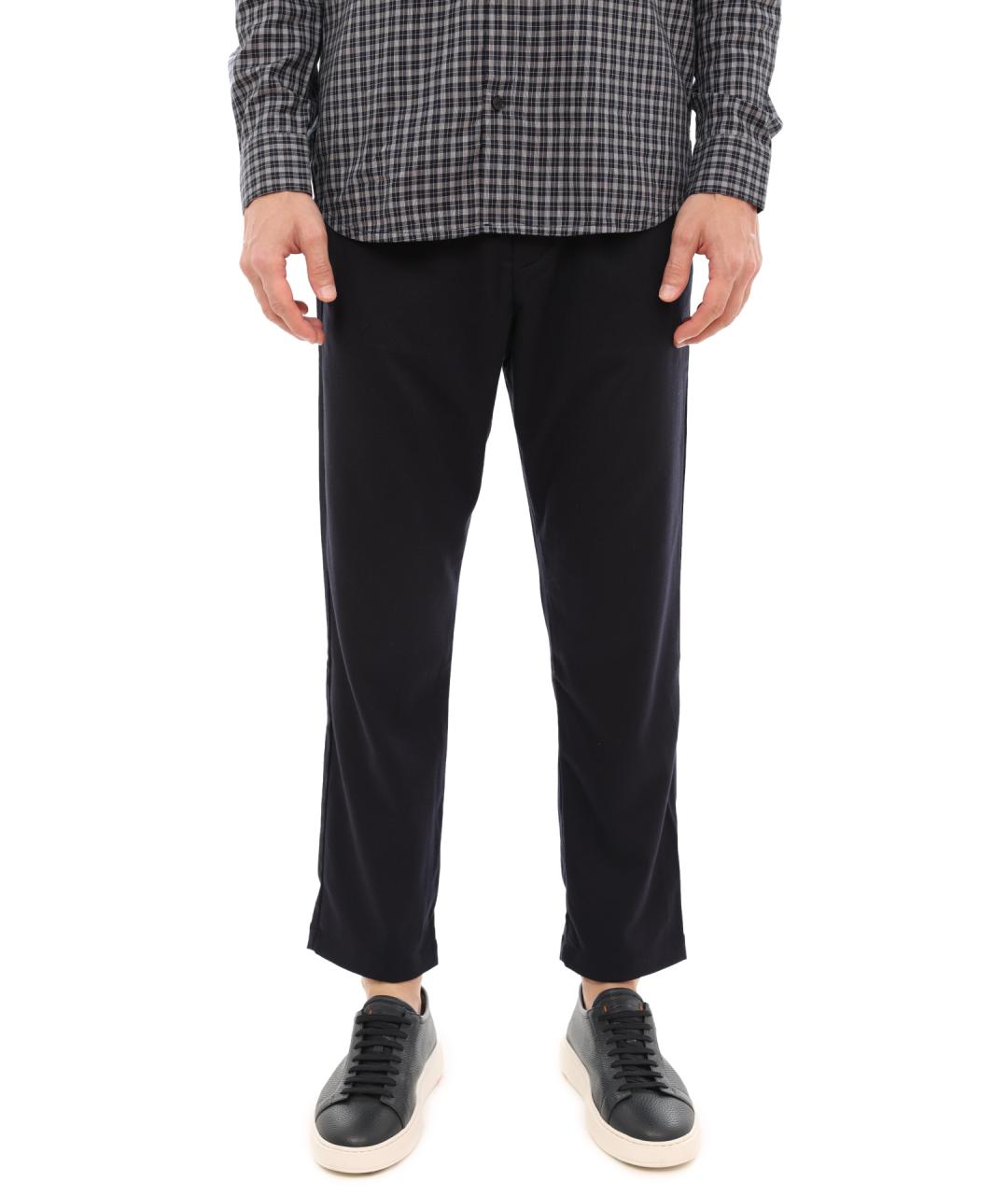 ARMANI EXCHANGE Темно-синие повседневные брюки, фото 1