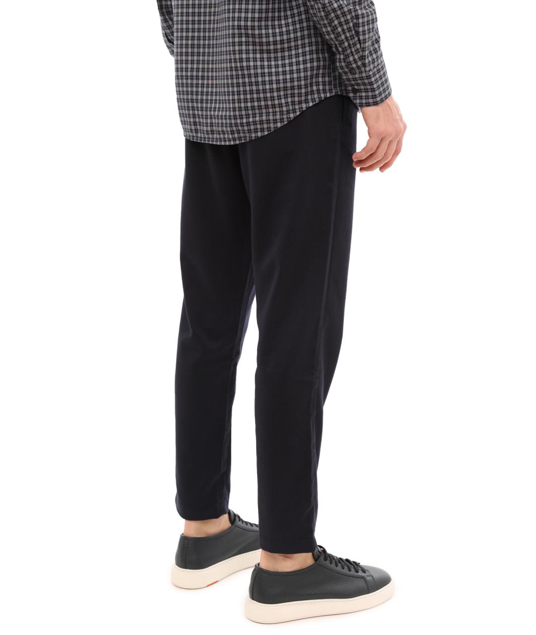 ARMANI EXCHANGE Темно-синие повседневные брюки, фото 6